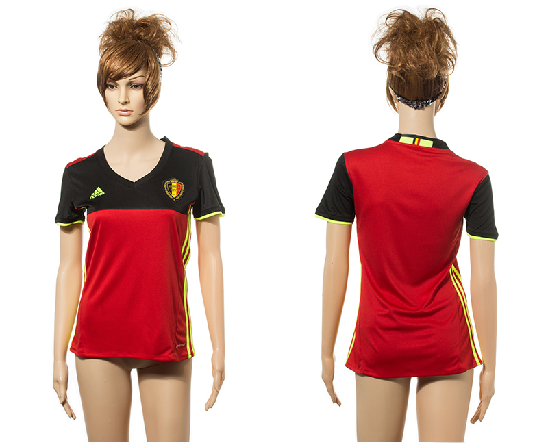 Belgium Home Euro 2016 Women Jersey