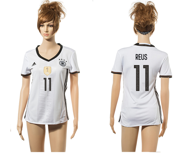 Germany 11 REUS Home Euro 2016 Women Jersey