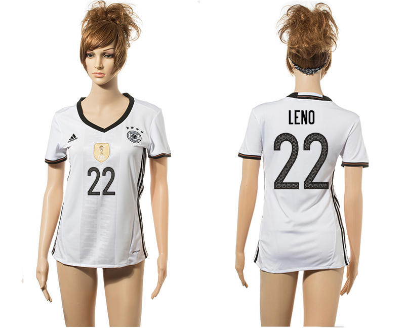 Germany 22 LENO Home Euro 2016 Women Jersey