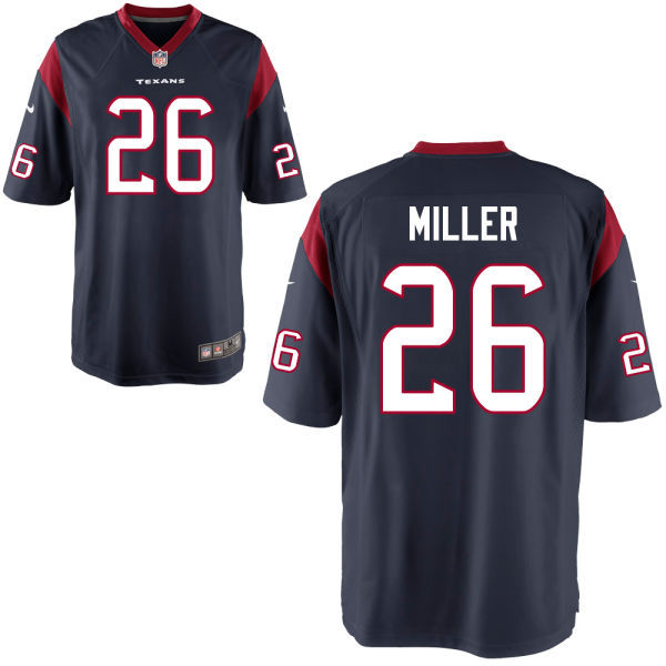 Nike Texans 26 Lamar Miller Blue Game Jersey