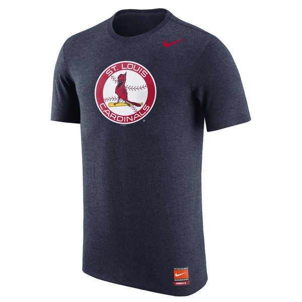 Nike Cardinals Navy Cooperstown Men's Short Sleeve T-Shirt