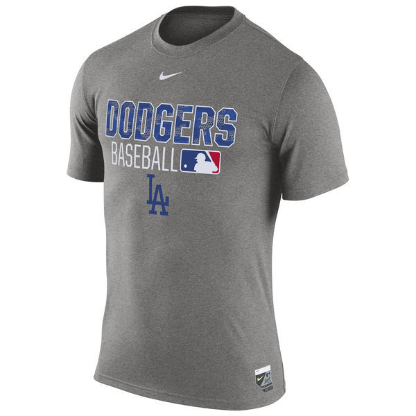 Nike Dodgers Grey Men's Short Sleeve T-Shirt
