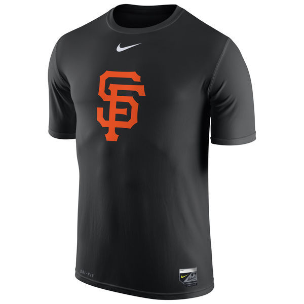 Nike Giants Fresh Logo Black Men's Short Sleeve T-Shirt