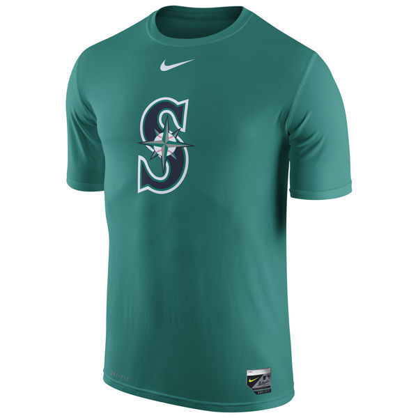 Nike Mariners Fresh Logo Green Men's Short Sleeve T-Shirt