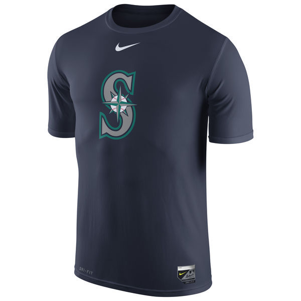 Nike Mariners Fresh Logo Navy Men's Short Sleeve T-Shirt