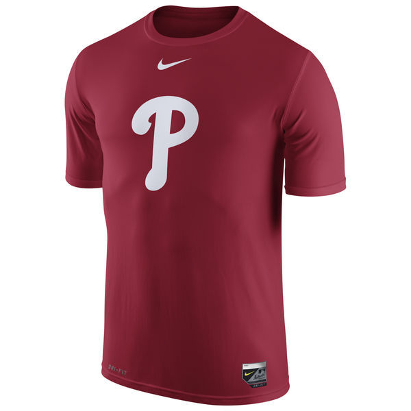 Nike Phillies Red Men's Short Sleeve T-Shirt