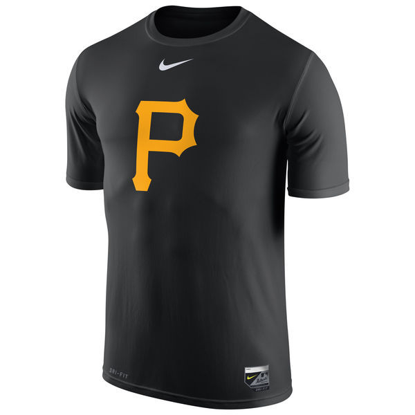 Nike Pirates Fresh Logo Black Men's Short Sleeve T-Shirt - Click Image to Close