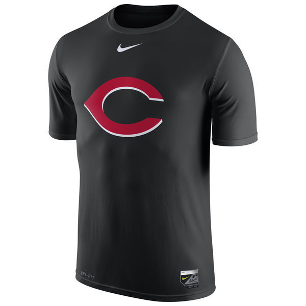 Nike Reds Fresh Logo Black Men's Short Sleeve T-Shirt