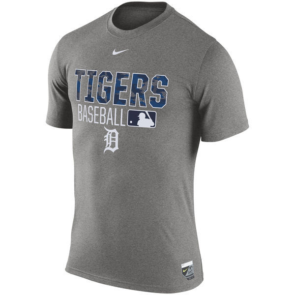 Nike Tigers Grey Men's Short Sleeve T-Shirt