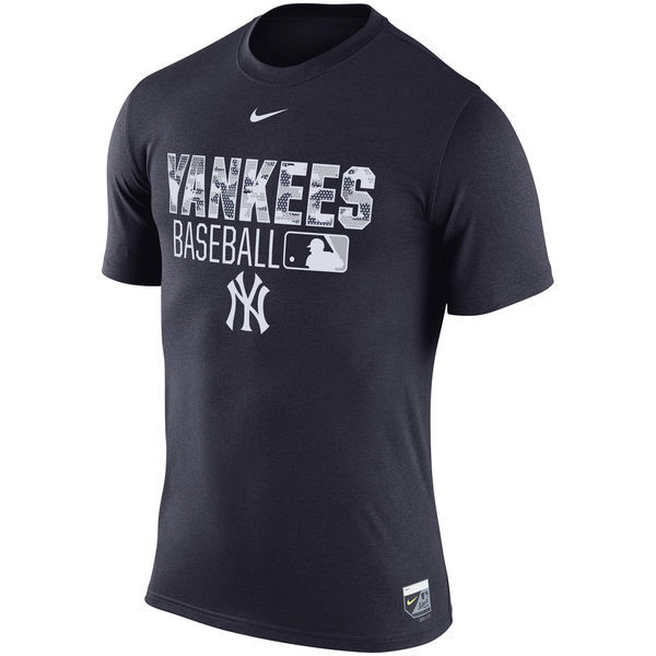 Nike Yankees Black Men's Short Sleeve T-Shirt