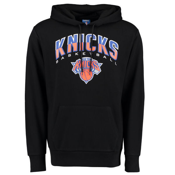 New York Knicks Pullover Hoodie Black