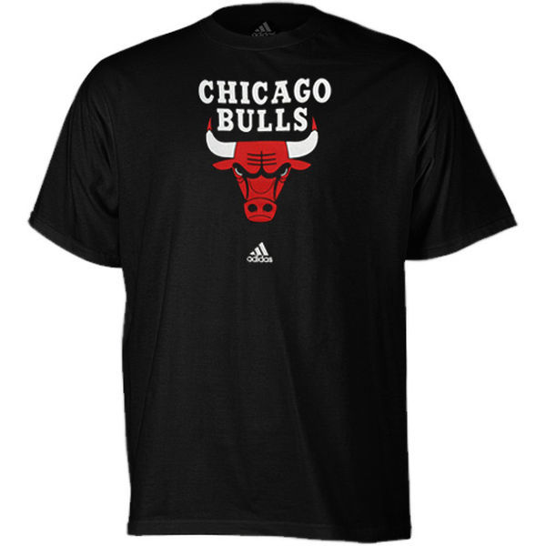 Chicago Bulls Black Short Sleeve Men's T-Shirt