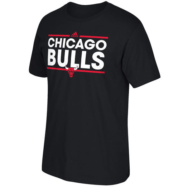 Chicago Bulls Black Short Sleeve Men's T-Shirt02