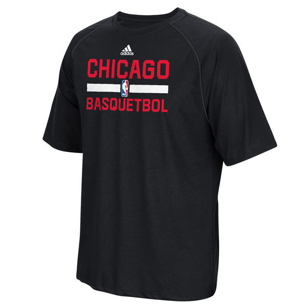 Chicago Bulls Black Short Sleeve Men's T-Shirt03