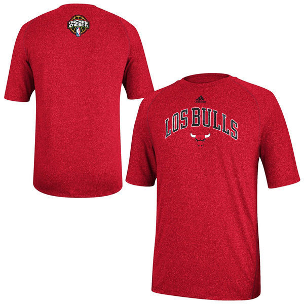 Chicago Bulls Red Short Sleeve Men's T-Shirt04