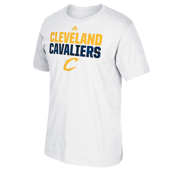 Cleveland Cavaliers White Short Sleeve Men's T-Shirt