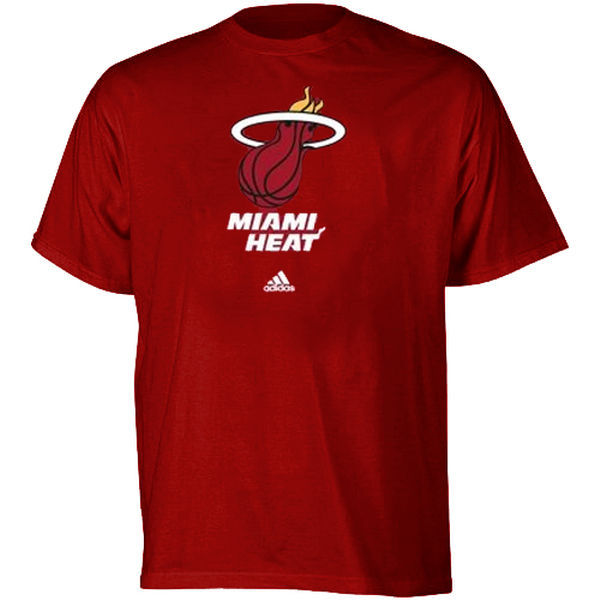 Miami Heat Red Short Sleeve Men's T-Shirt