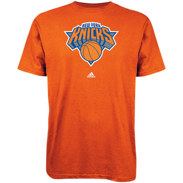 New York Knicks Orange Short Sleeve Men's T-Shirt