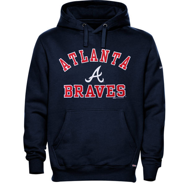 Atlanta Braves Pullover Hoodie Blue