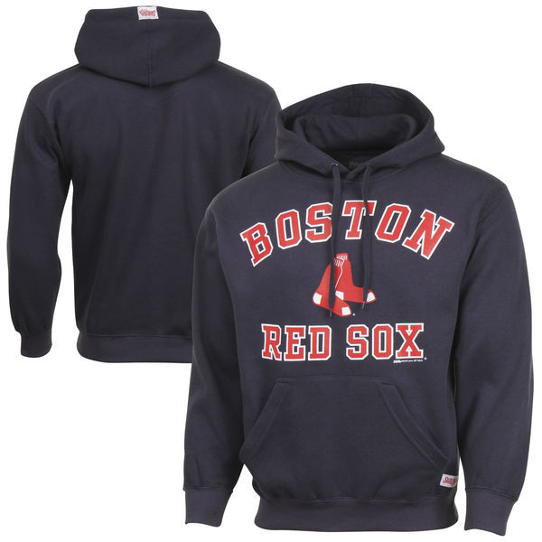 Boston Red Sox Pullover Hoodie Blue02