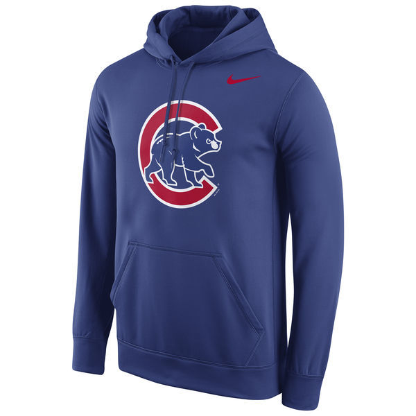 Chicago Cubs Pullover Hoodie Blue