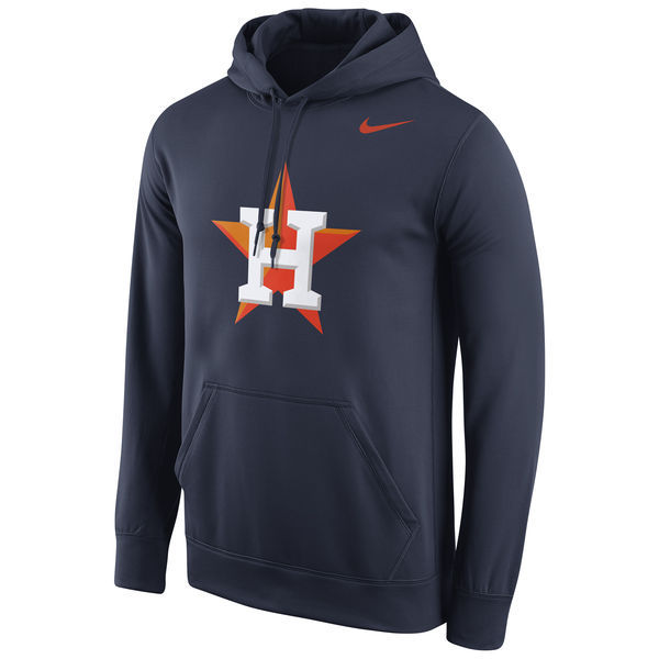 Houston Astros Pullover Hoodie Blue - Click Image to Close