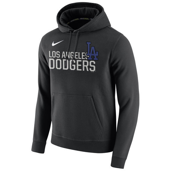Los Angeles Dodgers Pullover Hoodie Brown - Click Image to Close
