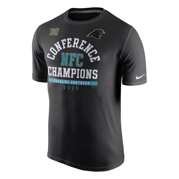Nike Carolina Panthers Black Conference NFC Champions Short Sleeve Men's T-Shirt