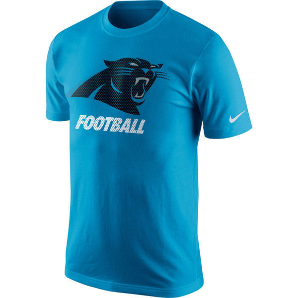 Nike Carolina Panthers Blue Short Sleeve Men's T-Shirt
