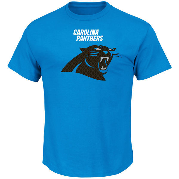 Nike Carolina Panthers Blue Short Sleeve Men's T-Shirt02