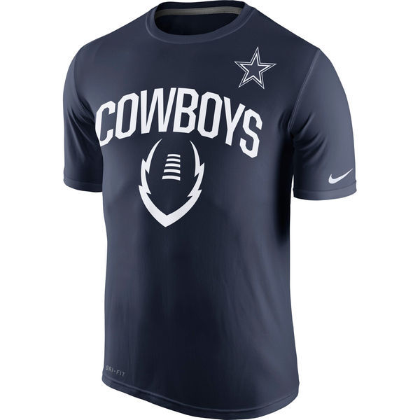 Nike Dallas Cowboys Blue Short Sleeve Men's T-Shirt06