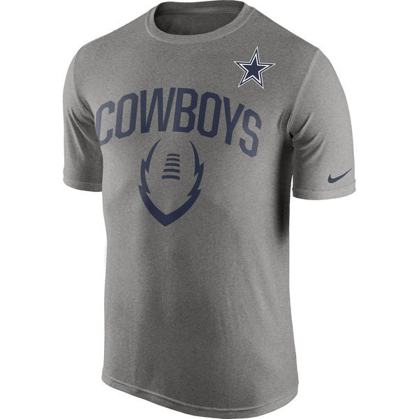 Nike Dallas Cowboys Grey Short Sleeve Men's T-Shirt