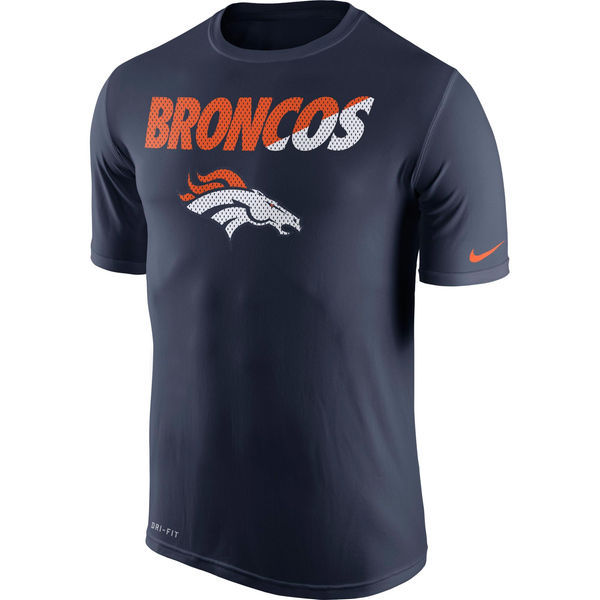 Nike Denver Broncos Blue Short Sleeve Men's T-Shirt02
