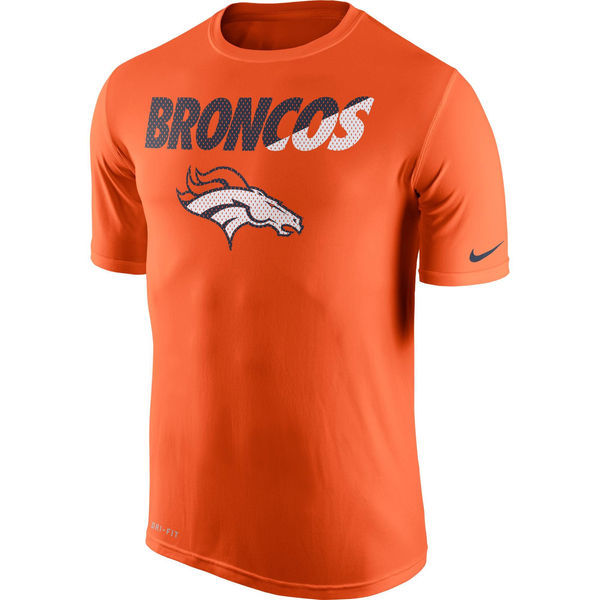 Nike Denver Broncos Orange Short Sleeve Men's T-Shirt