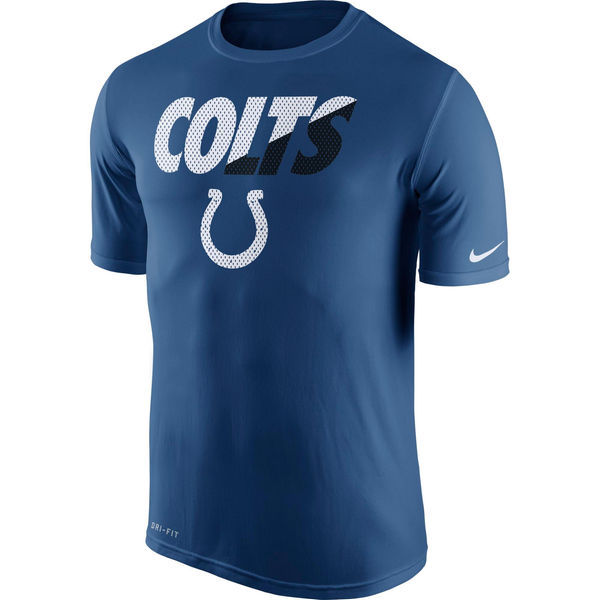 Nike Indianapolis Colts Blue Short Sleeve Men's T-Shirt04