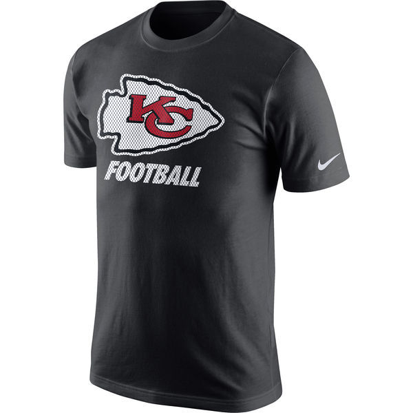 Nike Kansas City Chiefs Black Short Sleeve Men's T-Shirt