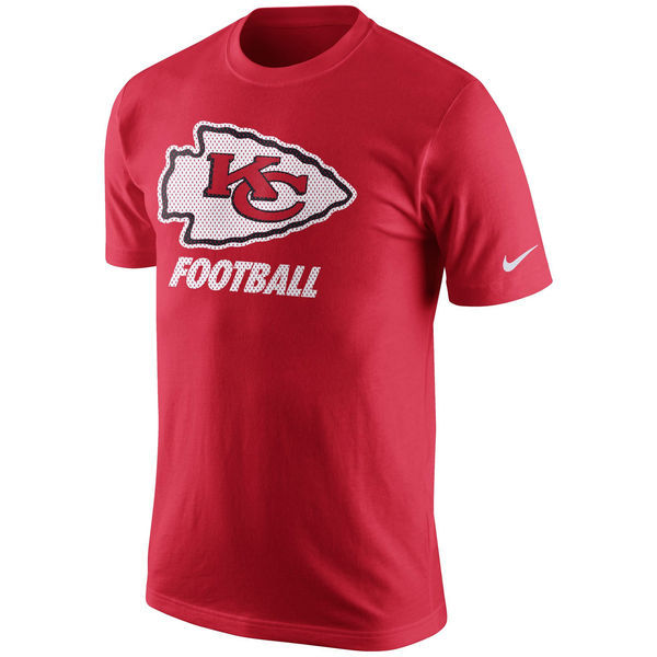Nike Kansas City Chiefs Red Short Sleeve Men's T-Shirt