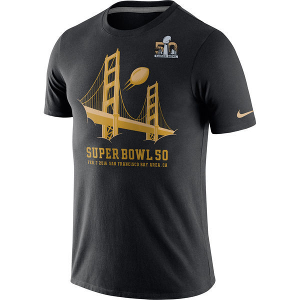 Nike NFL Black Super Bowl 50 Short Sleeve Jersey Nike NFL Black Super Bowl 50 Short Sleeve Jersey