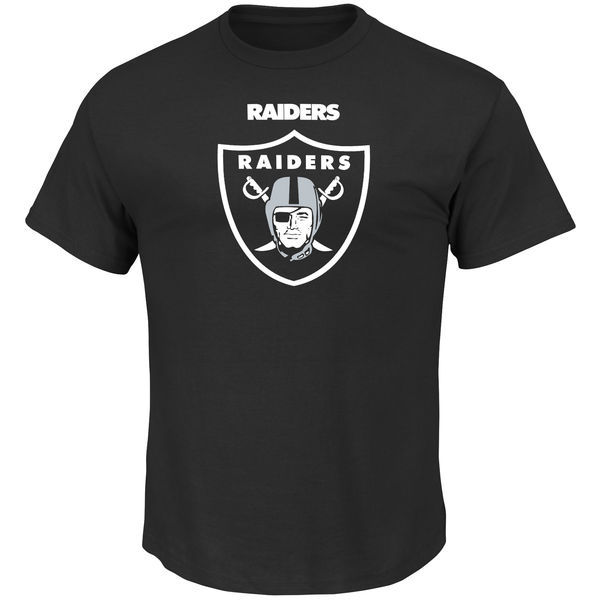 Nike Oakland Raiders Black Short Sleeve Men's T-Shirt02