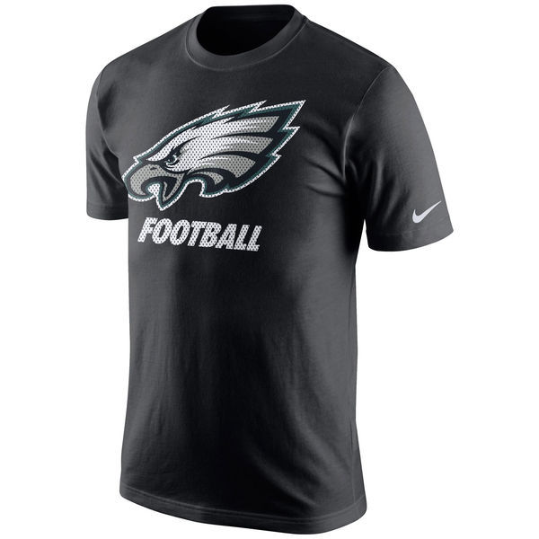 Nike Philadelphia Eagles Black Short Sleeve Men's T-Shirt02