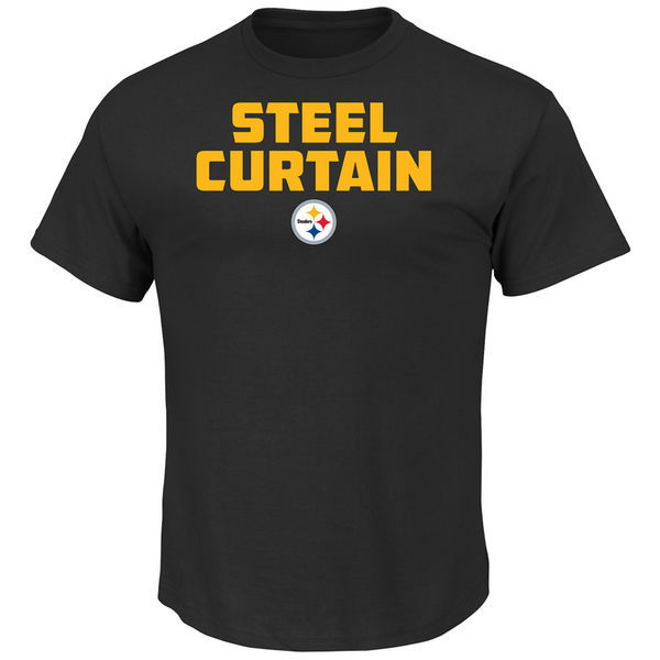 Nike Pittsburgh Steelers Black Short Sleeve Men's T-Shirt02