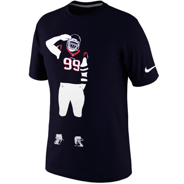 Nike Texans 99 J.J. Watt Black Short Sleeve Men's T-Shirt