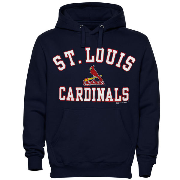 St.Louis Cardinals Pullover Hoodie Blue