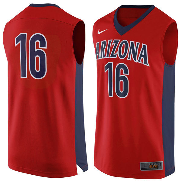 Nike Arizona Wildcats #16 Red Basketball College Jersey Nike Arizona Wildcats #16 Red Basketball College Jersey