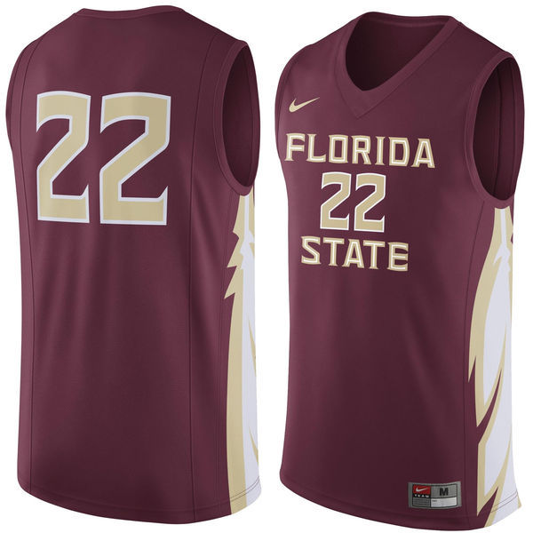Nike Florida State #22 Red Basketball College Jersey