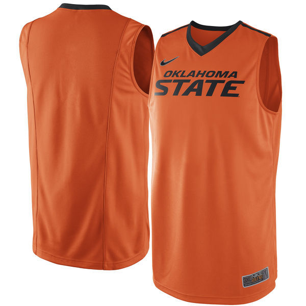Nike Oklahoma State Cowboys Orange Basketball College Jersey