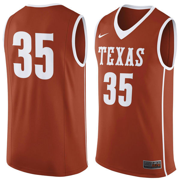 Nike Texas Longhorns #35 Orange Basketball College Jersey