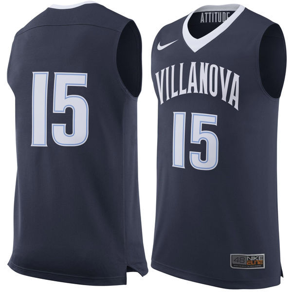 Nike Villanova Wildcats #15 Navy Blue Basketball College Jersey