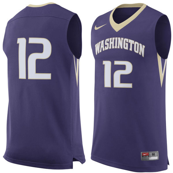 Nike Washington Huskies #12 Purple Basketball College Jersey
