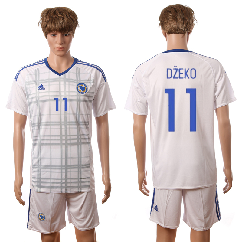 2016-17 Bosnia And Herzegovina 11 DZEKO Away Jersey